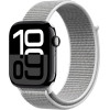 Crong Nylon - Sport Band For Apple Watch 44/45/46/49 Mm (Silver Grey) - (CRG44NLBSHL)