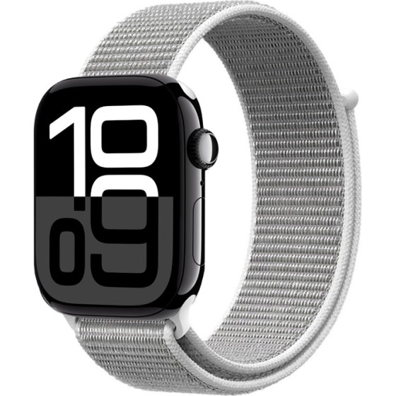 Crong Nylon - Sport Band For Apple Watch 44/45/46/49 Mm (Silver Grey) - (CRG44NLBSHL)