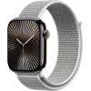 Crong Nylon - Sport Band For Apple Watch 44/45/46/49 Mm (Silver Grey) - (CRG44NLBSHL)