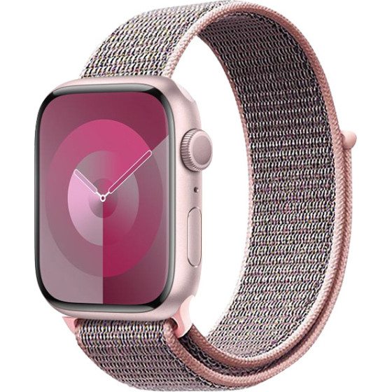 Crong Nylon - Sport Strap For Apple Watch 38/40/41/42 Mm (Light Pink) - (CRG-40NLB-ROSE)