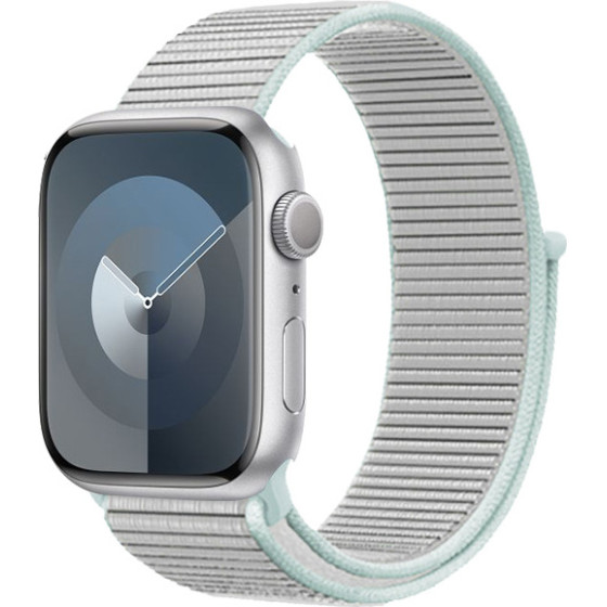 Crong Nylon - Sport Strap For Apple Watch 38/40/41/42 Mm (Pastel Grey) - (CRG-40NLB-PGR)