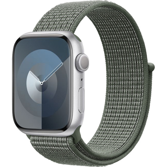 Crong Nylon - Sports Strap For Apple Watch 44/45/46/49 Mm (Military Green) - (CRG-44NLB-MGN)