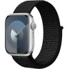 Crong Nylon Reflex - Sport Strap For Apple Watch 38/40/41/42 Mm (black) - (CRG-40RFB-BLK)