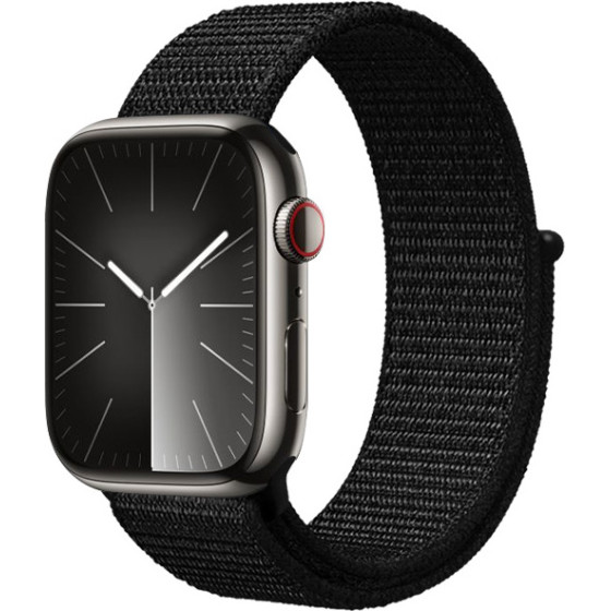 Crong Nylon Reflex - Sport Strap For Apple Watch 38/40/41/42 Mm (black) - (CRG-40RFB-BLK)