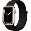 Crong Nylon Reflex - Sports Strap For Apple Watch 44/45/46/49 Mm (black) - (CRG-44RFB-BLK)