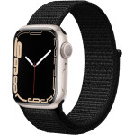 Crong Nylon Reflex - Sports Strap For Apple Watch 44/45/46/49 Mm (black) - (CRG-44RFB-BLK)