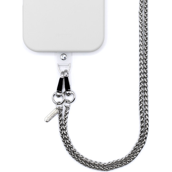 Crong Phone Crossbody - Phone Strap (Silver Link) - (CRGCRBD03)
