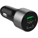 Crong Power Car Charger 63W - USB-C Pd 45W Car Charger + Usb Qc 3.0 18W (black) - (CRG-PWRC-USBC63-BLK)