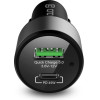 Crong Power Car Charger 63W - USB-C Pd 45W Car Charger + Usb Qc 3.0 18W (black) - (CRG-PWRC-USBC63-BLK)