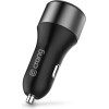 Crong Power Car Charger 63W - USB-C Pd 45W Car Charger + Usb Qc 3.0 18W (black) - (CRG-PWRC-USBC63-BLK)