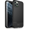 Crong Prestige Carbon Cover - Protective Case For Iphone 11 Pro (Black) - (CRG-CARB-IP11P-BLK)