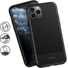 Crong Prestige Carbon Cover - Protective Case For Iphone 11 Pro (Black) - (CRG-CARB-IP11P-BLK)
