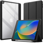 Crong Primefolio - Case For Ipad 10.2'' (2021-2019) With Stand And Apple Pencil Charging (Black) - (CRG-PRF-IPD102-BLK)