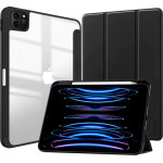 Crong Primefolio - Case For Ipad Air 11'' M3 (2025) / Ipad Air 11'' M2 (2024) / Ipad Air 10.9'' (5-4 gen.) / Ipad Pro 11'' (2022-2021) (black/transparent) - (CRG-PRF-IPD11-BLK)