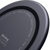 Crong Qi Fast Wireless Charger With Aluminium & Armorplate Housing 15W (black) - (CRG-PS15W-BLK)