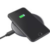 Crong Qi Fast Wireless Charger With Aluminium & Armorplate Housing 15W (black) - (CRG-PS15W-BLK)