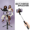 Crong Selfiego Lite - Compact Bluetooth Selfie Stick Tripod (Black) - (CRGSGL1BLK)