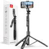 Crong Selfiego Ultra - Aluminum Bluetooth Selfie Stick Tripod (Black) - (CRGSGU1BLK)