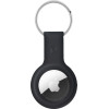 Crong Silicone Case With Key Ring - Protective Case For Key Ring For Apple Airtag (Black) - (CRG-ATS-BLK)