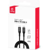 Crong Soft Link - 100W Pd 5A USB-C To USB-C Cable 200cm (black) - (CRGSL200USCCBLK)