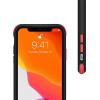 Crong Trace Clear Cover - Hybrid Protective Case For Iphone 11 Pro (Black/Red) - (CRG-TRC-IP11P-BR)