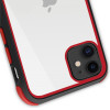 Crong Trace Clear Cover - Hybrid Protective Case For Iphone 11 Pro (Black/Red) - (CRG-TRC-IP11P-BR)