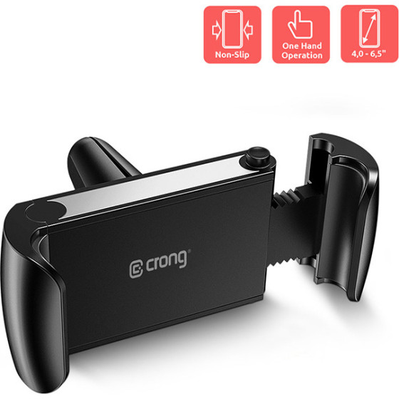 Crong Universal Smart Car Holder - Universal Car Phone Holder 4-6.7'' (black) - (CRG-CH2-BLK)