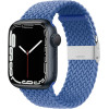 Crong Wave Band - Braided Strap For Apple Watch 44/45/46/49 Mm (blue) - (CRG-44WAV-BLU)