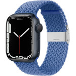 Crong Wave Band - Braided Strap For Apple Watch 44/45/46/49 Mm (blue) - (CRG-44WAV-BLU)
