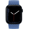 Crong Wave Band - Braided Strap For Apple Watch 44/45/46/49 Mm (blue) - (CRG-44WAV-BLU)
