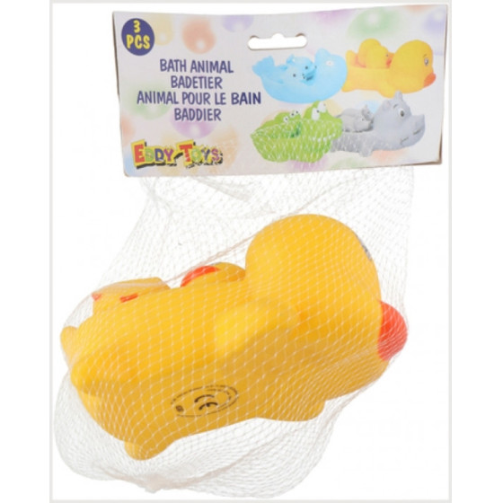 Eddy Toys - Set Of Bath Toys 3 Pcs (Duck) - (8711252161440YELLOW)