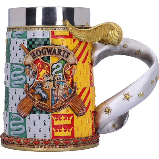 Harry Potter - Golden Snitch 600ml Stainless Steel Mug / Tankard In Gift Box - (B5614T1)