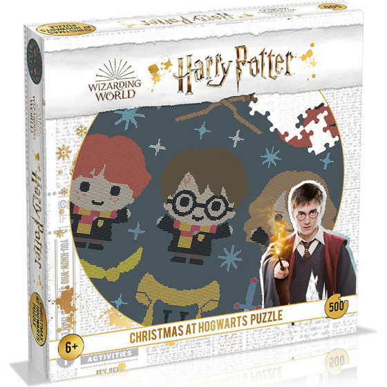 Harry Potter - Puzzles 500 Elements In a Decorative Box (Christmas At Hogwarts) - (WM02055-ML1-6)