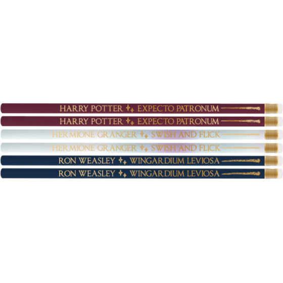 Harry Potter - Wands Boxed Pencil Set 6 pcs. - (STATHP06)