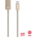 Kanex DuraBraid(TM) Adapter - USB-C To Usb 3.0 Type A Aluminium Adapter (Gold) - (KU3CAPV1-GD)