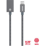 Kanex DuraBraid(TM) Adapter - USB-C To Usb 3.0 Type A Aluminium Adapter (Space Grey) - (KU3CAPV1-SG)