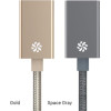 Kanex DuraBraid(TM) Adapter - USB-C To Usb 3.0 Type A Aluminium Adapter (Space Grey) - (KU3CAPV1-SG)