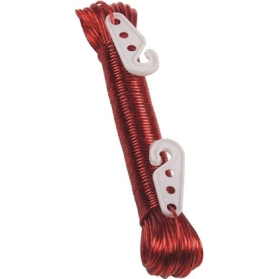 LIFETIME - Clothesline 20m (Red) - (8711252131054RED)