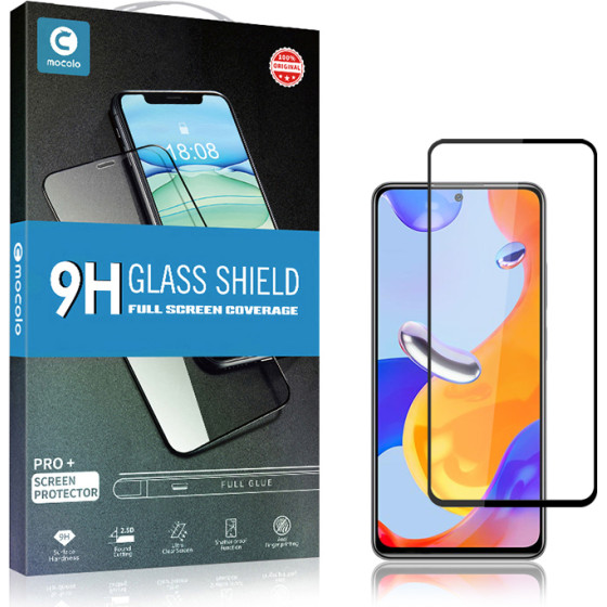 Mocolo 2.5D Full Glue Glass - Protective Glass For Xiaomi Redmi Note 11 Pro / Note 11 Pro Plus - (HM6538)