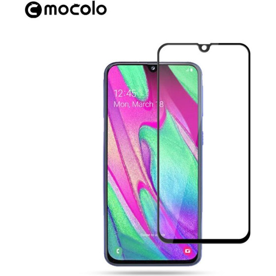 Mocolo 3D 9H Full Glue - Full Screen Protector For Samsung Galaxy A40 (Black) - (SX4152)