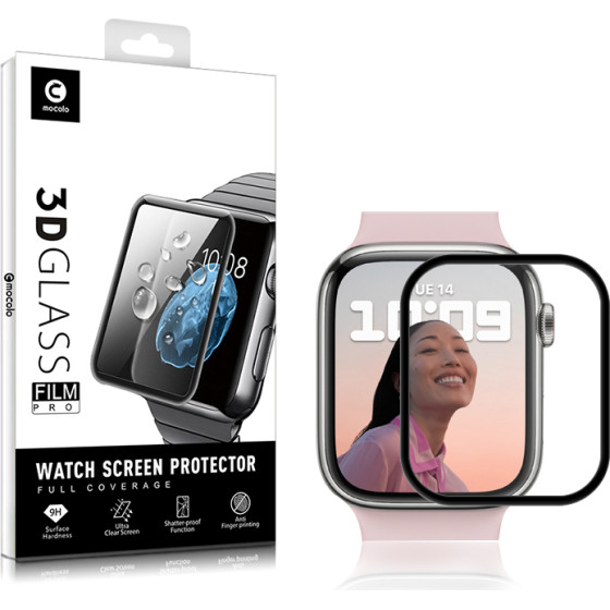 Mocolo 3D Glass Full Glue - Protective Glass For Apple Watch 7/8 41 Mm Screen - (PG6511)