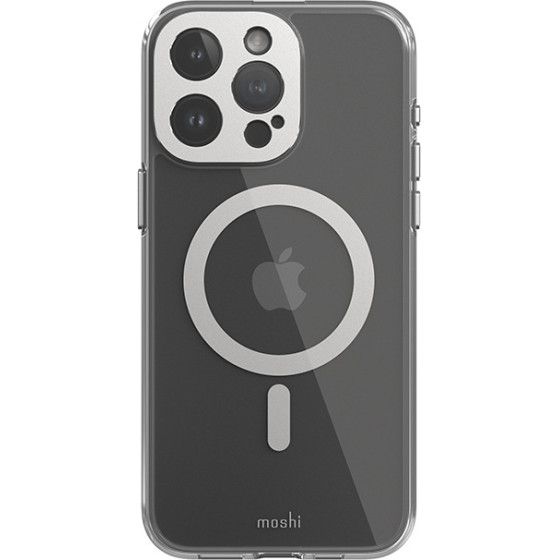 Moshi Iglaze Magsafe - Case For Iphone 15 Pro Max (Luna Silver) - (99MO231004)