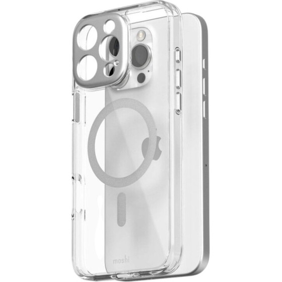 Moshi Iglaze Magsafe - Case For Iphone 16 Pro Max (Luna Silver) - (99MO241014)