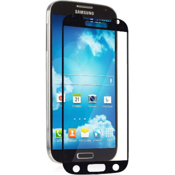 Moshi Ivisor Xt Full Face Screen Protector For Samsung Galaxy S4 (black) - (99MO020938)