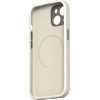 Moshi Napa Magsafe - Leather Case For Iphone 15 (Eggnog White) - (99MO231109)
