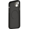Moshi Napa Magsafe - Leather Case For Iphone 15 Plus (Midnight Black) - (99MO231102)