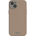 Moshi Napa Magsafe - Leather Case For Iphone 15 Plus (Woodsmoke Brown) - (99MO231106)
