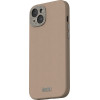 Moshi Napa Magsafe - Leather Case For Iphone 15 Plus (Woodsmoke Brown) - (99MO231106)