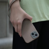 Moshi Napa Magsafe - Leather Case For Iphone 15 Plus (Woodsmoke Brown) - (99MO231106)