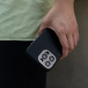 Moshi Napa Magsafe - Leather Case For Iphone 15 Pro Max (Midnight Black) - (99MO231104)